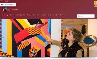 Schermafbeelding van ellyrichaerts.nl