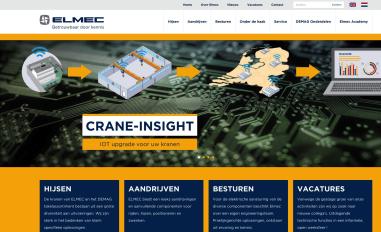 Schermafbeelding van elmec.nl