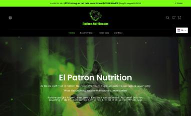 Schermafbeelding van elpatron-nutrition.com