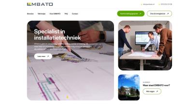 Schermafbeelding van embato.nl