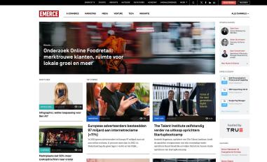 Schermafbeelding van emerce.nl