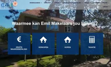 Schermafbeelding van emilmakelaars.nl