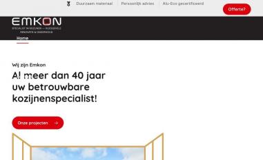 Schermafbeelding van emkon.nl