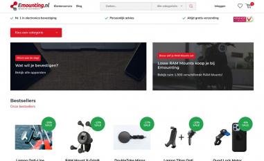 Schermafbeelding van emounting.nl