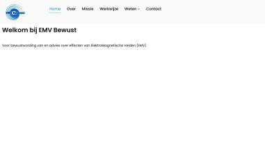 Schermafbeelding van emvbewust.nl