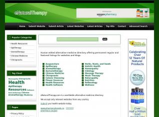Schermafbeelding van enaturaltherapy.com