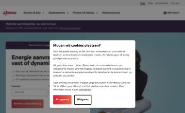 Schermafbeelding van eneco.nl