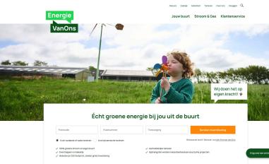 Schermafbeelding van energie.vanons.org