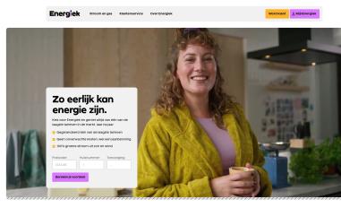Schermafbeelding van energiek.nl
