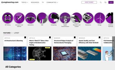 Schermafbeelding van engineering.com