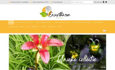 Schermafbeelding van enjoythesun.nl
