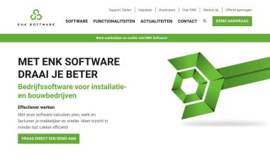 Schermafbeelding van enksoftware.nl