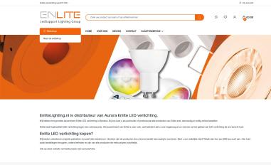 Schermafbeelding van enlitelighting.nl