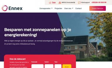 Schermafbeelding van ennex.nl