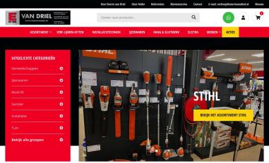 Schermafbeelding van enormvandriel.nl