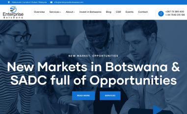 Schermafbeelding van enterprisebotswana.com