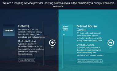 Schermafbeelding van entrima.org