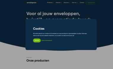 Schermafbeelding van enveloprint.nl