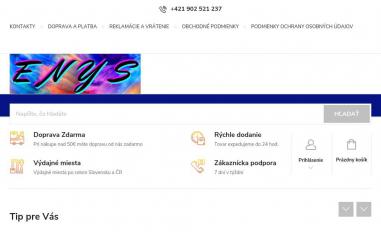 Schermafbeelding van enys.sk