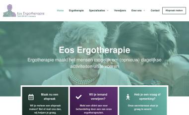 Schermafbeelding van eos-ergotherapie.nl