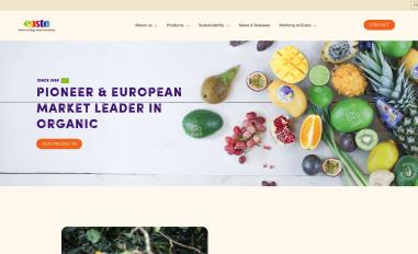 Schermafbeelding van eosta.com