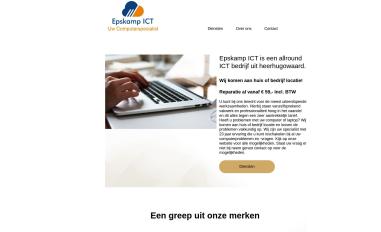 Schermafbeelding van epskampict.nl