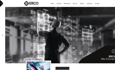 Schermafbeelding van erco.nl