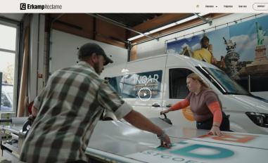 Schermafbeelding van erkampreclame.nl