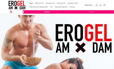 Schermafbeelding van erogel.amsterdam