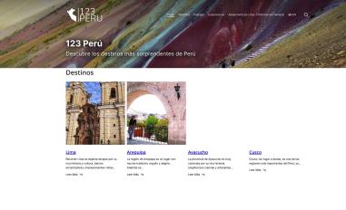 Schermafbeelding van es.123peru.com