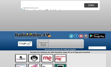 Schermafbeelding van es.radioonline.fm