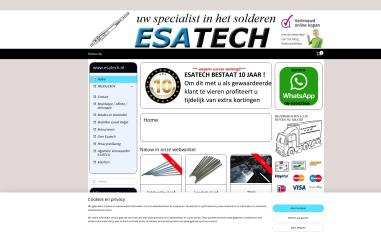 Schermafbeelding van esatech.nl