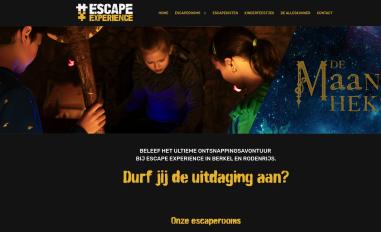 Schermafbeelding van escapeexperience.nl