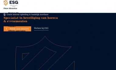 Schermafbeelding van esgsecurity.nl