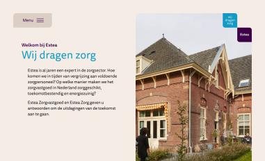 Schermafbeelding van estea.nl