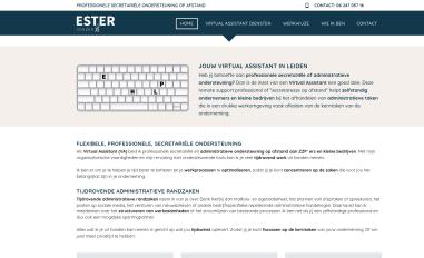 Schermafbeelding van esterzonderh.nl