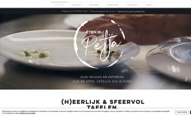 Schermafbeelding van etenbijpetja.nl