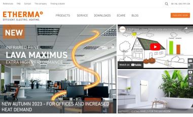 Schermafbeelding van etherma.com