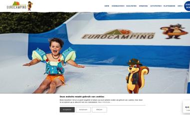 Schermafbeelding van eurocampingvessem.nl