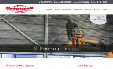 Schermafbeelding van eurocleaning.nl