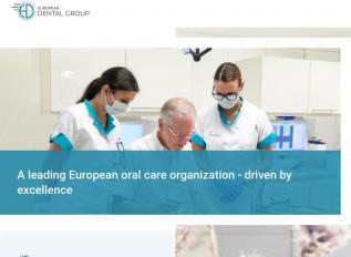 Schermafbeelding van europeandentalgroup.eu