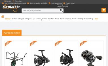 Schermafbeelding van eurotackle.nl