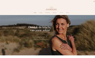 Schermafbeelding van even-licht.nl
