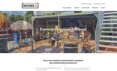 Schermafbeelding van evenementencontainer.nl