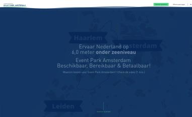 Schermafbeelding van eventparkamsterdam.com