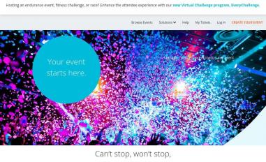 Schermafbeelding van events.com