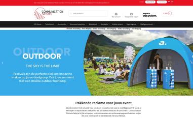 Schermafbeelding van eventshop.communicationpartners.nl