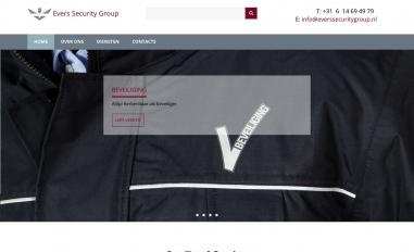 Schermafbeelding van everssecuritygroup.nl