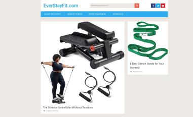 Schermafbeelding van everstayfit.com