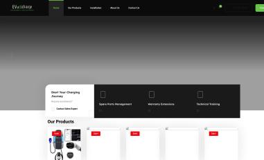Schermafbeelding van evicharge.co.uk